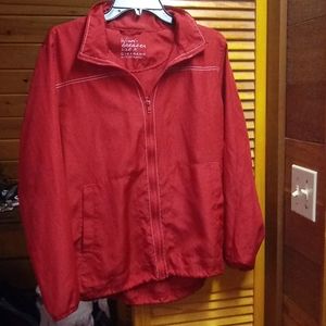 LADIES RED WIND-BREAKER